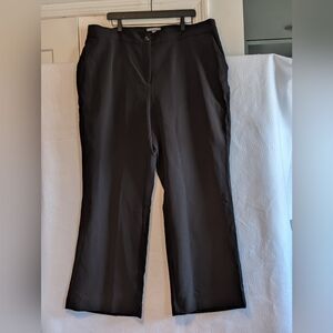 Jessica London Black Wide Leg Pants Classic Neutral Work Dressy Women's 26W Plus